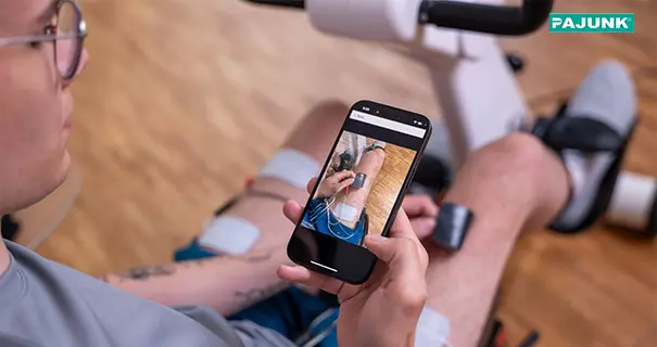 Entrenamiento con estimulación y seguimiento desde la app de Stim2Go